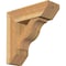 Ekena Millwork Funston Slat Rough Sawn Bracket w/ Offset Brace, Western Red Cedar, 8"W x 24"D x 24"H BKT0806X24X24FST06RWR - alternate 1